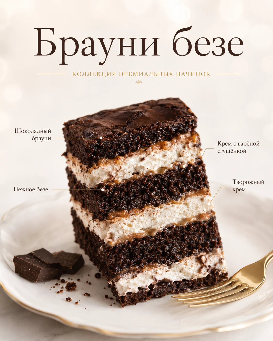 Брауни безе