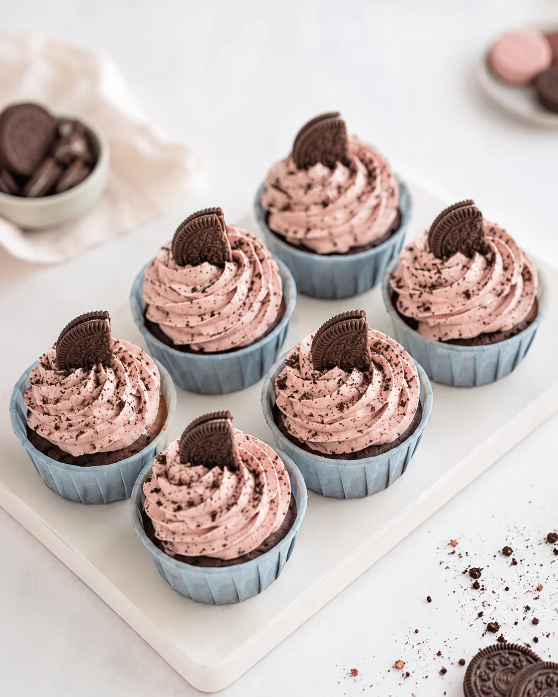Капкейки Oreo